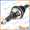 Demi-Arbre de Transmission MTM droite pour OPEL | NPW-PL-172, 25724
